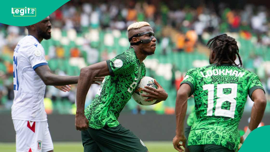 Victor Osimhen will lead the attack for Nigeria against Rwanda. Victor Osimhen will lead the attack for Nigeria against Rwanda.