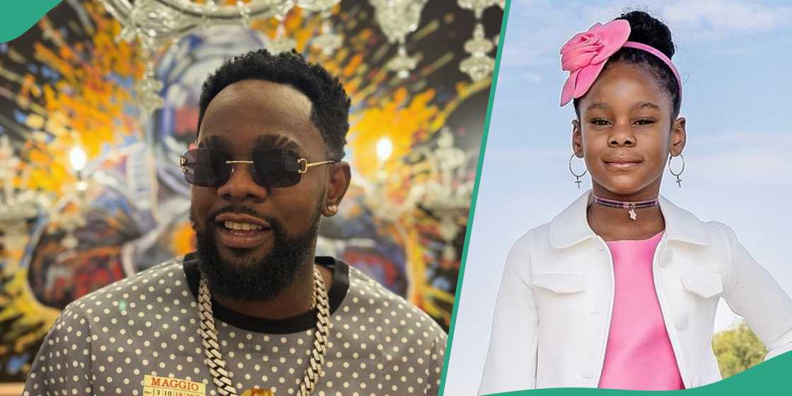 Patoranking marks daughter's birthday.