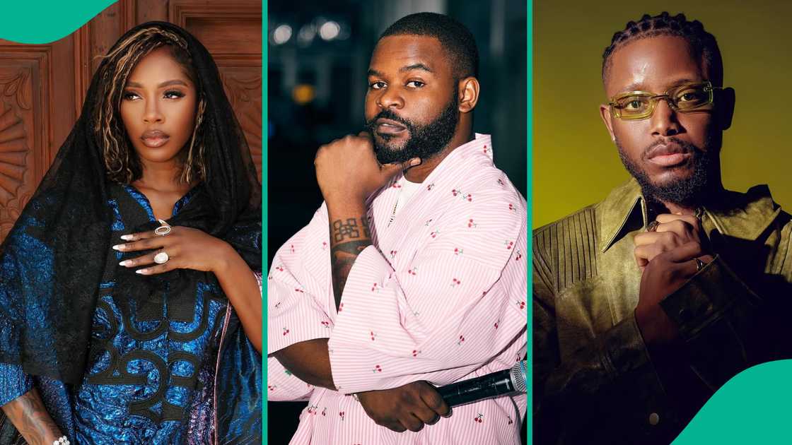Tiwa Savage, Falz, Chike, King Sunny Ade, Waje, Nollywood, Nigeria, Nigerian movie industry. Tiwa Savage, Falz, Chike, King Sunny Ade, Waje, Nollywood, Nigeria, Nigerian movie industry.
