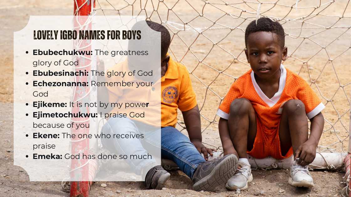 Igbo names for boys Igbo names for boys