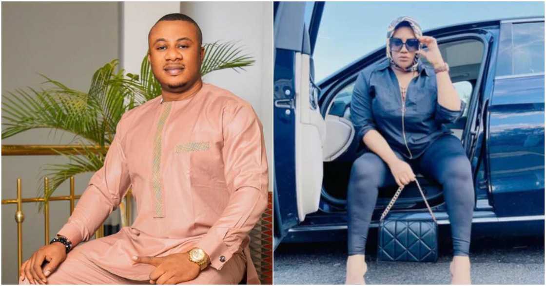 Nkechi Blessing and her ex-lover Nkechi Blessing and her ex-lover