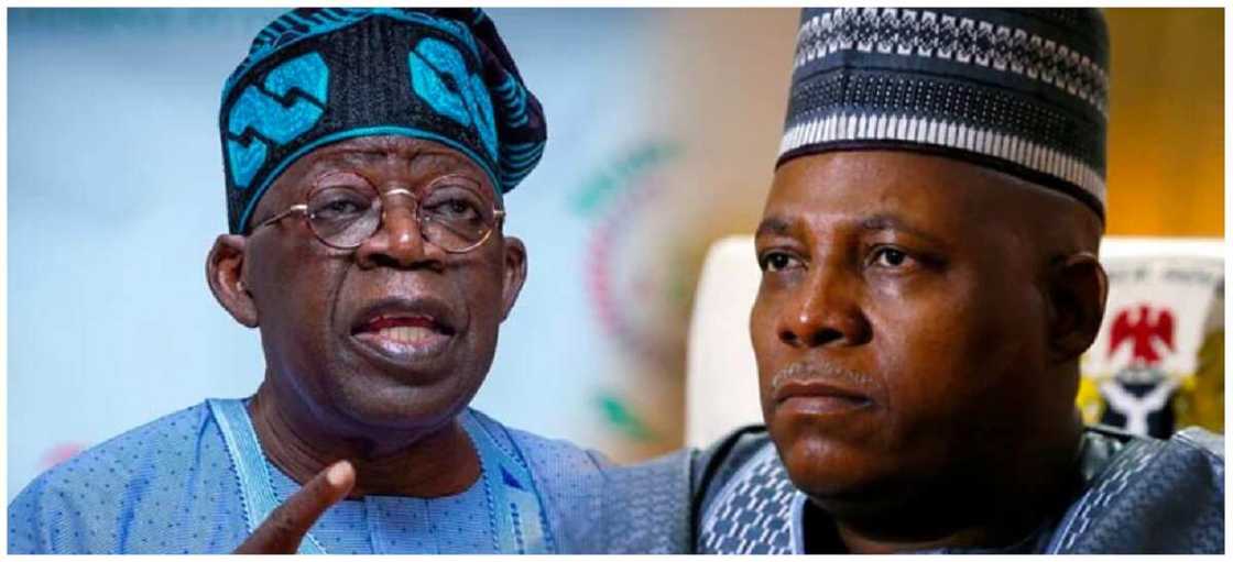 Tinubu da Kashin Shettima. Tinubu da Kashin Shettima.