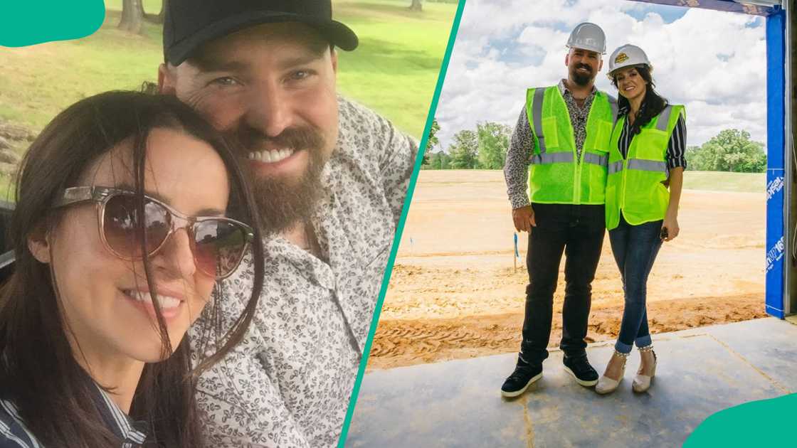 Shelly Brown and Zac at the new developments at Camp Southern Ground in 2016