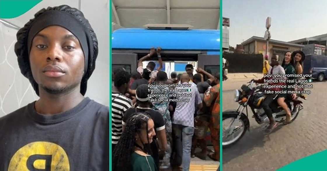 Man brings friends to Lagos to experience life Man brings friends to Lagos to experience life