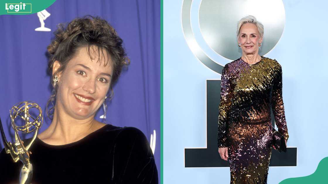 Past and recent photos of Laurie Metcalf