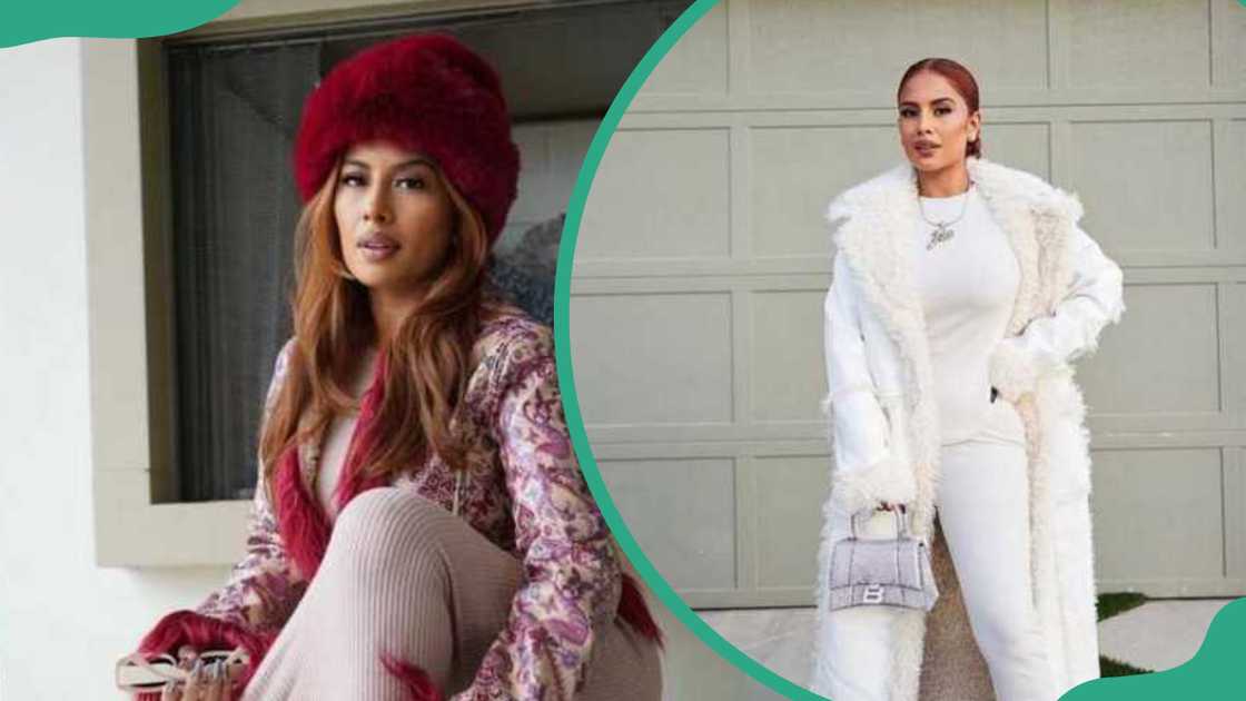 Yris Palmer poses for photos.