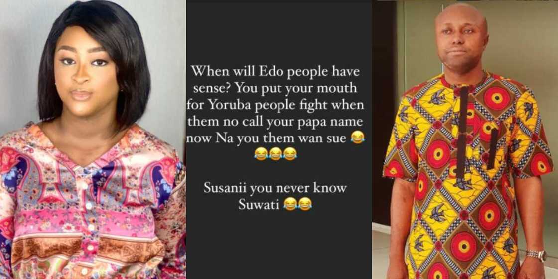 When will Edo people have sense? Etinosa slams Davido's PA for getting involved in DJ Cuppy and Zlatan's drama When will Edo people have sense? Etinosa slams Davido's PA for getting involved in DJ Cuppy and Zlatan's drama