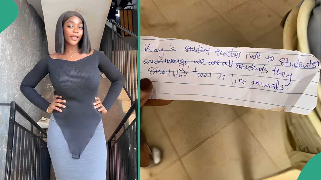 Note student teacher got in class causes stir online