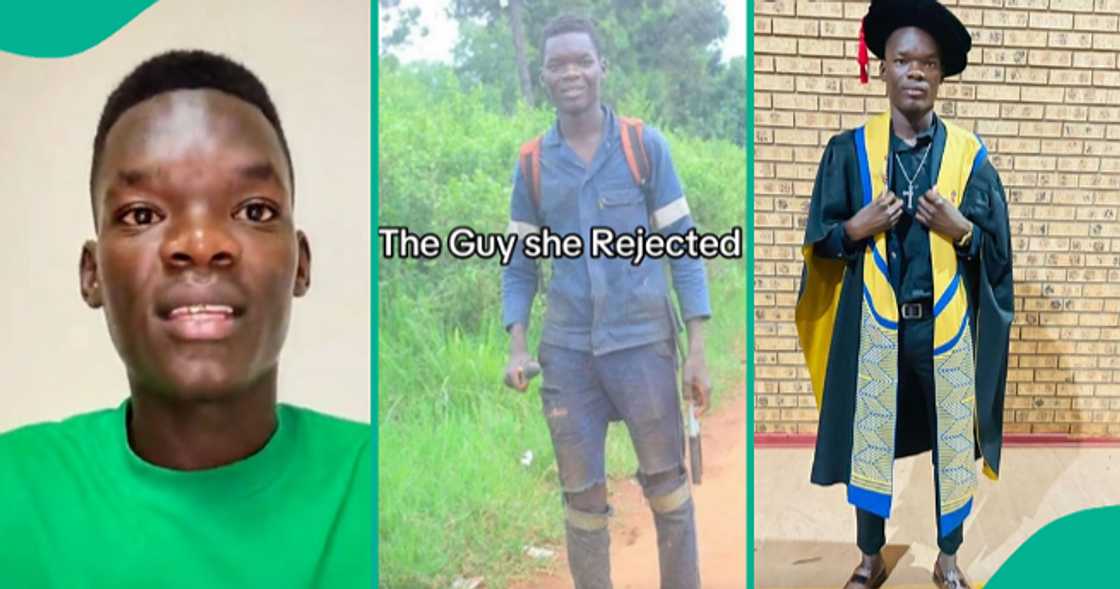 Man shows off his amazing transformation over the years.