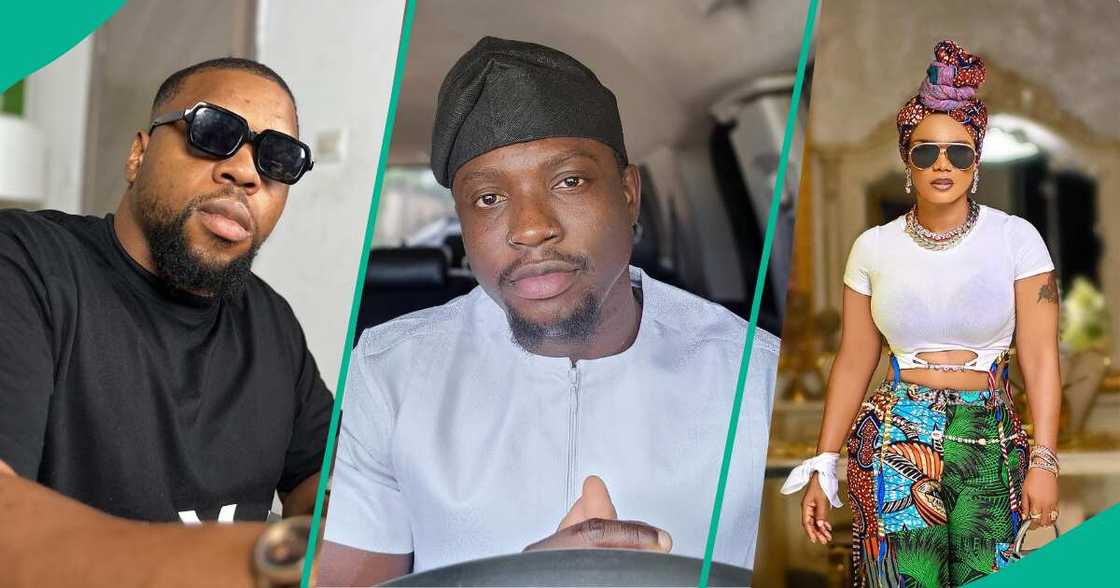 Miracle OP trickles VDM over Iyabo Ojo. Miracle OP trickles VDM over Iyabo Ojo.