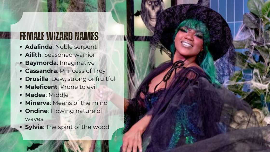 Female wizard names Female wizard names