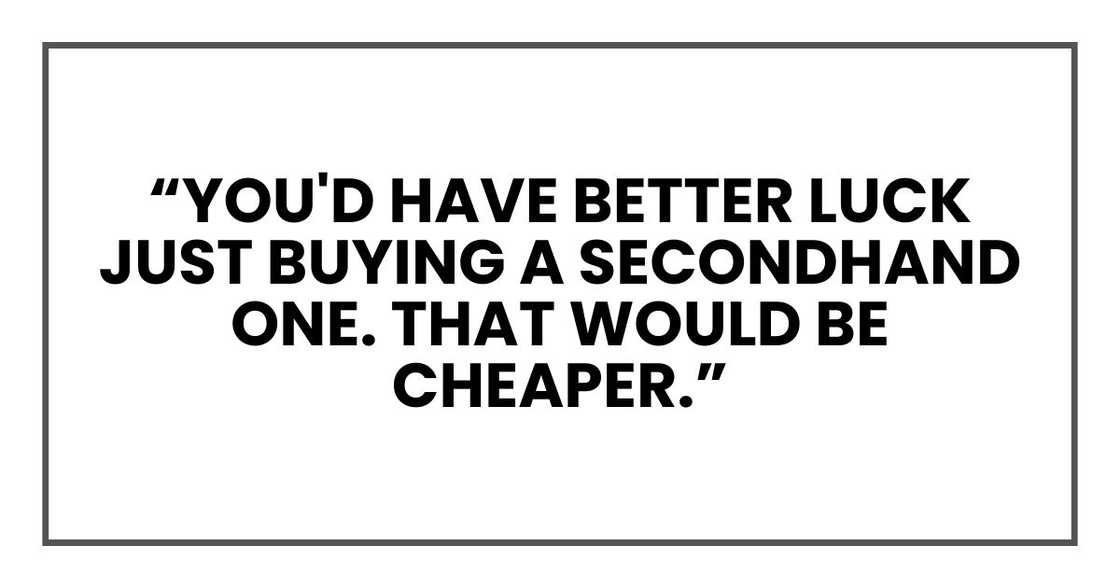You'd have better luck just buying a secondhand one. That would be cheaper.