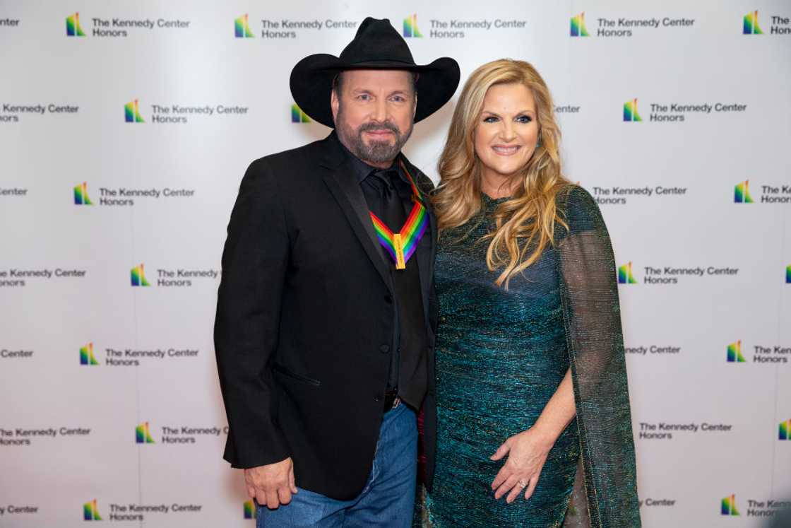 Garth Brooks and Trisha Yearwood at the State Department in Washington, D.C., for a dinner Garth Brooks and Trisha Yearwood at the State Department in Washington, D.C., for a dinner