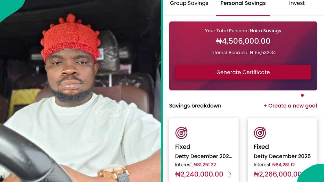 Nigerian man showed how much he has since he began saving N20k every day Nigerian man showed how much he has since he began saving N20k every day