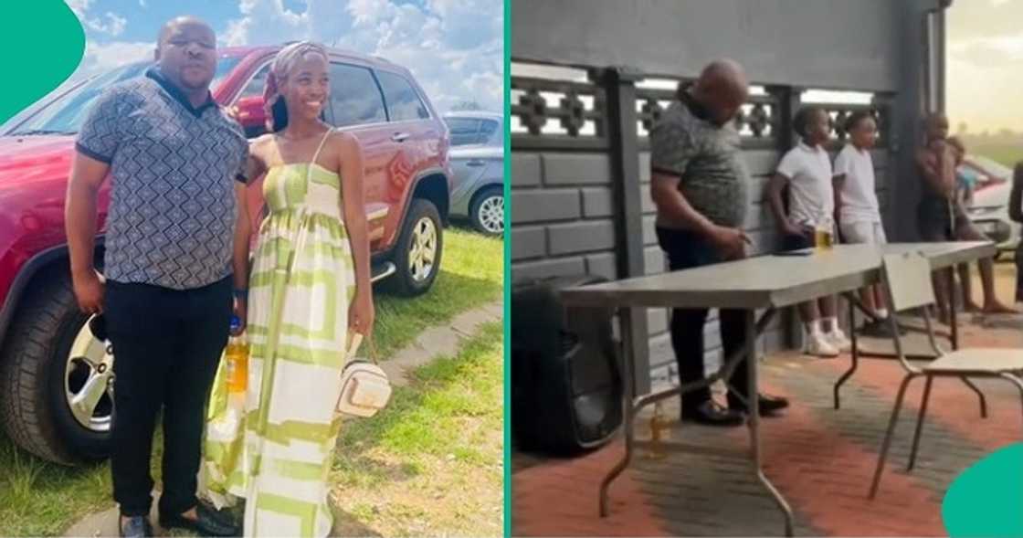 Lady who begged her man to behave well at her family house shares what he did