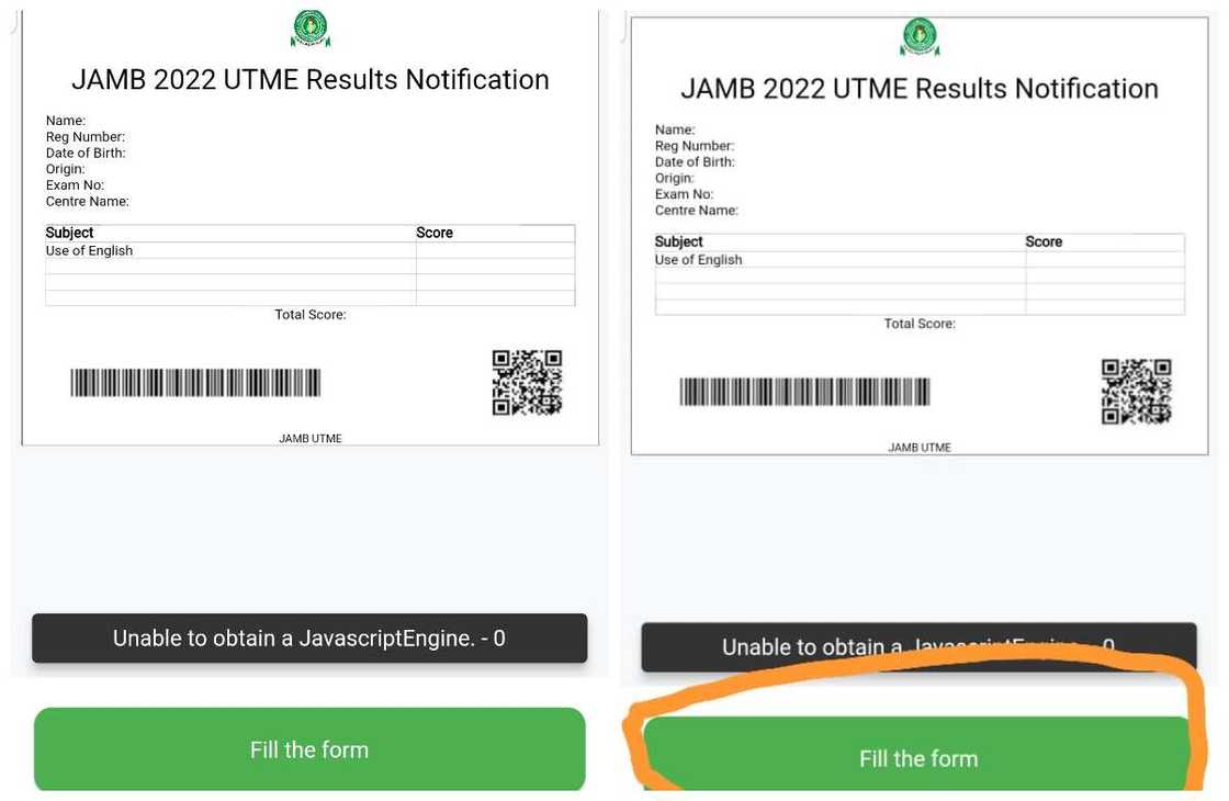 Fake, JAMB, result