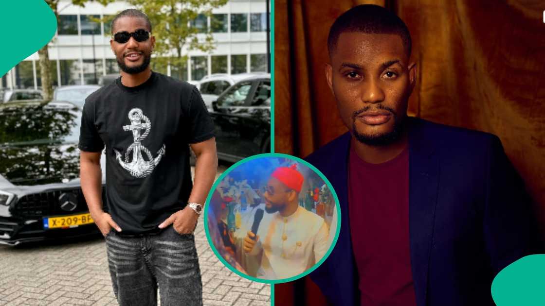 A Nigerian man posts touching throwback video of Alex Ekubo in sister's traditional wedding