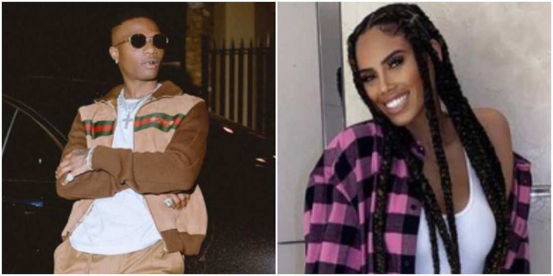 Wizkid's 3rd baby mama Jada rocks gorgeous ankara print outfit Wizkid's 3rd baby mama Jada rocks gorgeous ankara print outfit