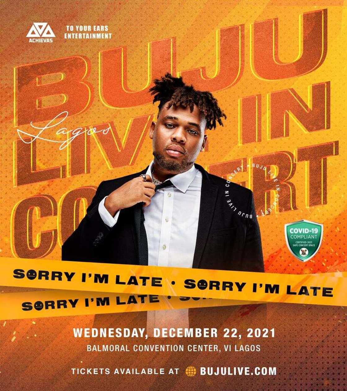 BUJU Set to Headline First Concert in Lagos This December BUJU Set to Headline First Concert in Lagos This December