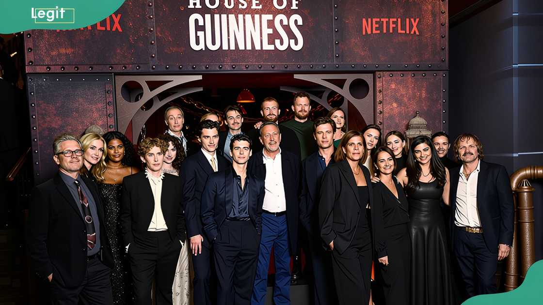 Cast and crew of "House Of Guinness" at Picturehouse Central