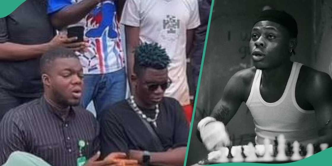 Skit maker Cute Abiola at Mohbad's burial Skit maker Cute Abiola at Mohbad's burial