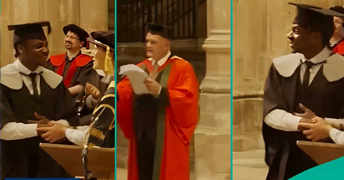 Nigerian man with eight names graduates from University of Kent in UK Nigerian man with eight names graduates from University of Kent in UK