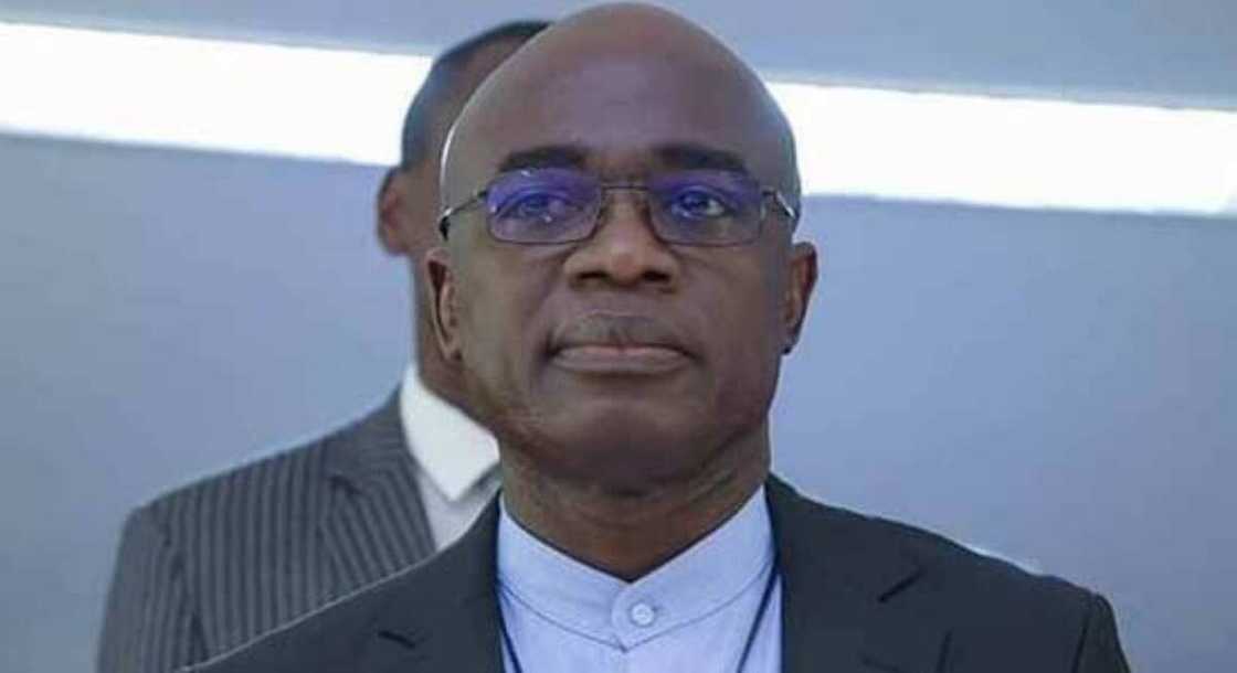 Gwamna Hyacinth Alia na jihar Benuwai. Gwamna Hyacinth Alia na jihar Benuwai.