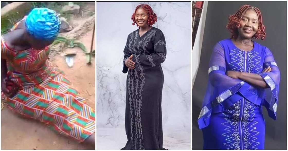 Photos of Mrs Amarachi Okechi, the Nigerian widow who was branded a witch in Abia state. Photos of Mrs Amarachi Okechi, the Nigerian widow who was branded a witch in Abia state.
