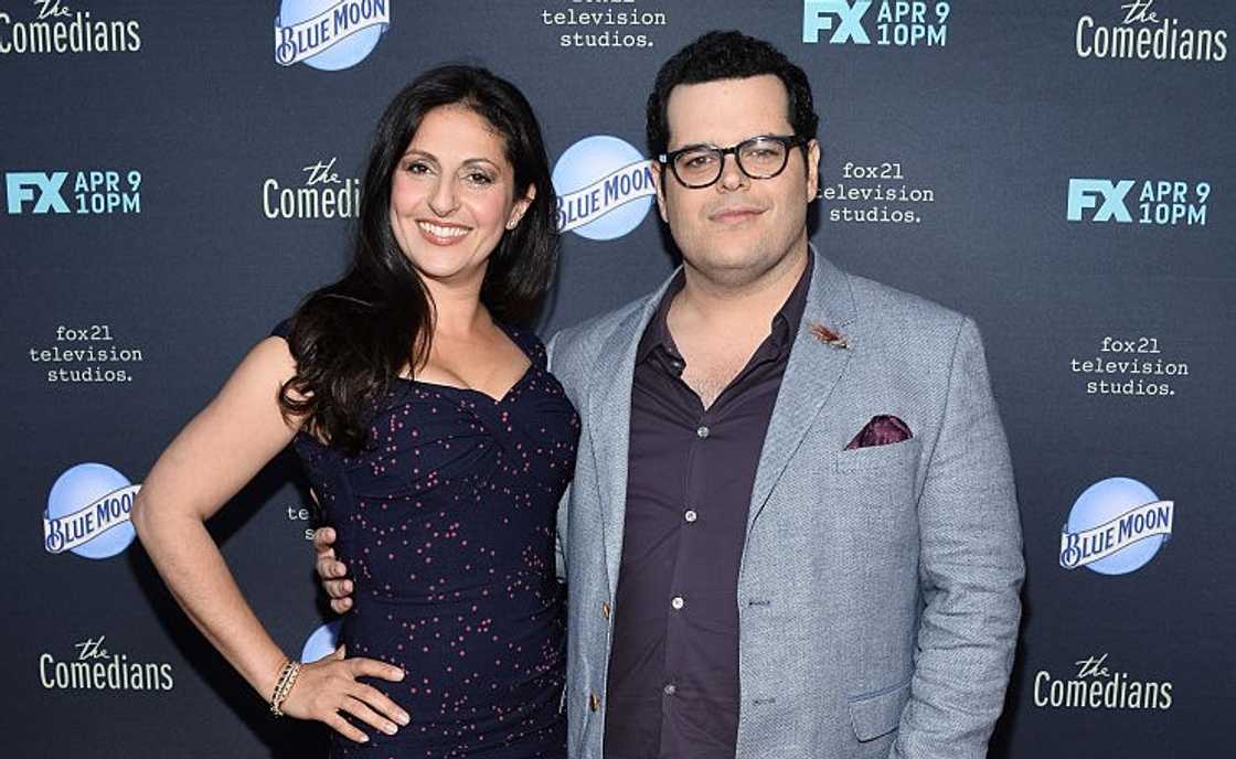 Actress Ida Darvish and actor Josh Gad