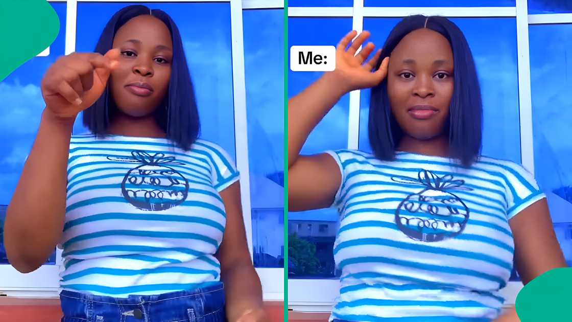 Nigerian mum reacts as her son matches A with apple using his feet. Nigerian mum reacts as her son matches A with apple using his feet.