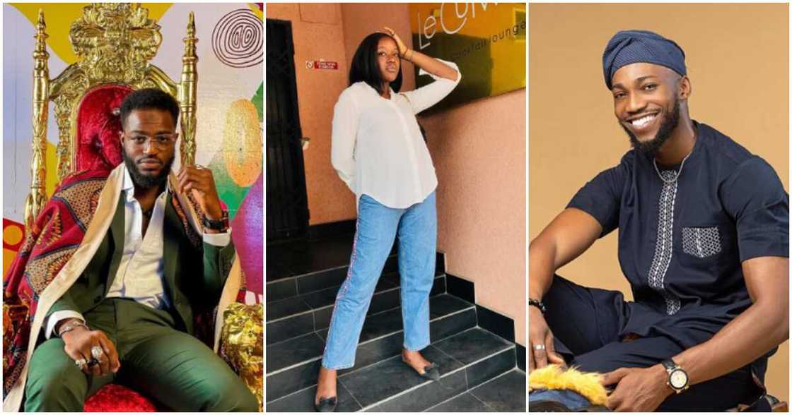 Photos BBNaija stars, Daniella, Dotun and Adekunle Photos BBNaija stars, Daniella, Dotun and Adekunle