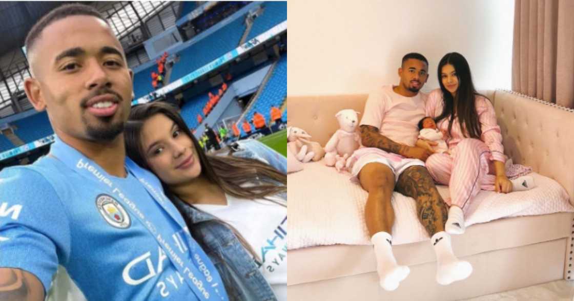 Gabriel Jesus, Manchester City, First Child, England