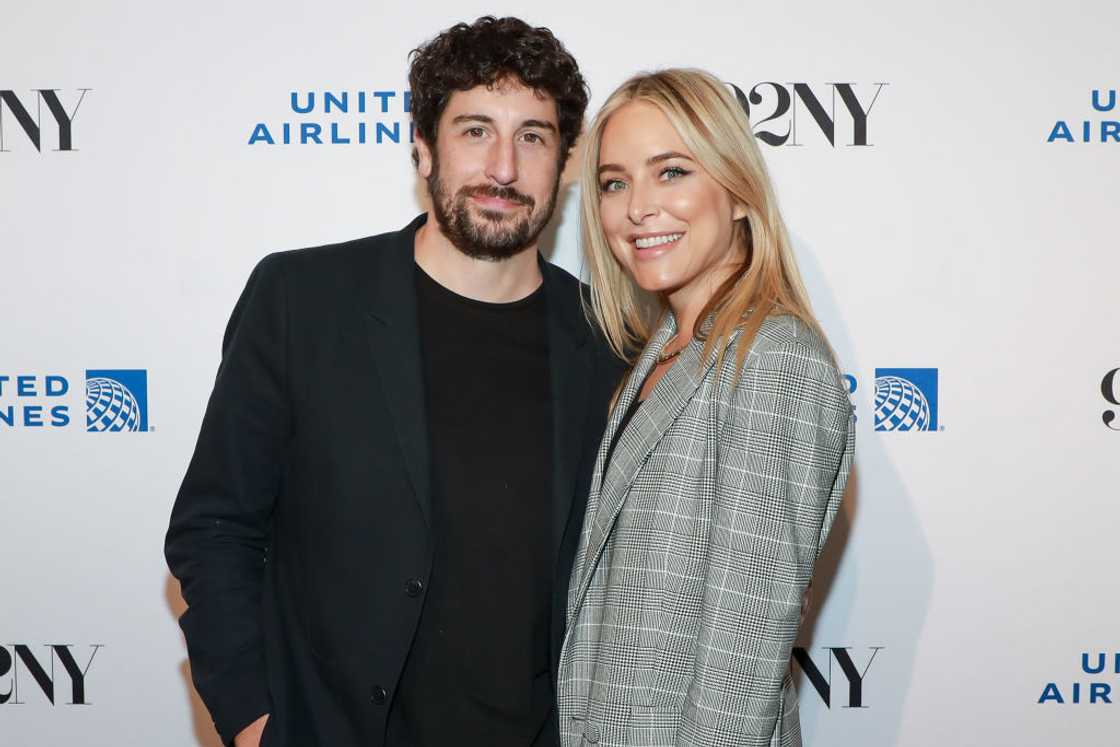 Jason Biggs and Jenny Mollen in New York City.