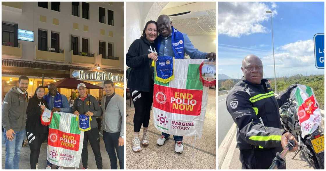 Kunle Adeyanju, motorcycle, bike, London to Lagos in 25 days. Morocco, dinner reception Kunle Adeyanju, motorcycle, bike, London to Lagos in 25 days. Morocco, dinner reception