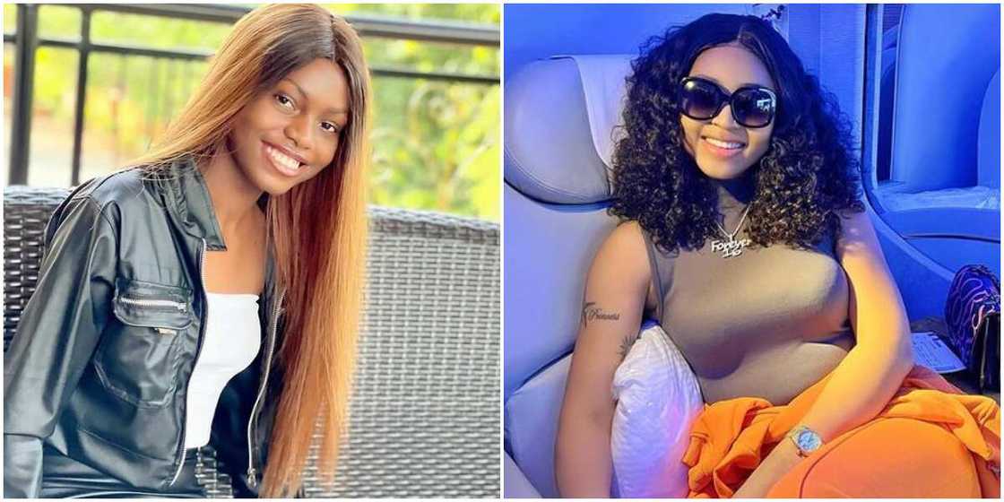 Regina Daniels and her sister