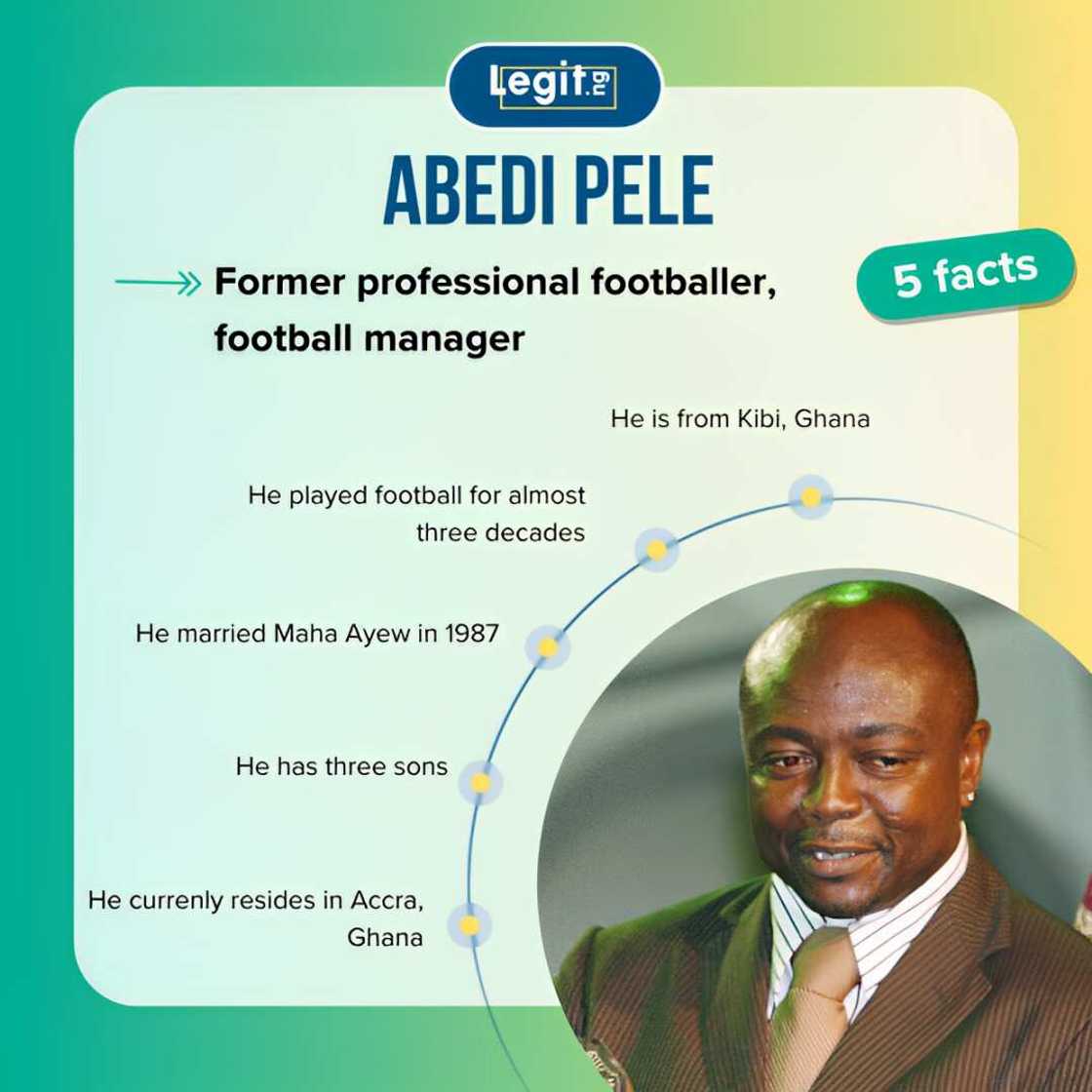 Fast five facts about Abedi Pele.