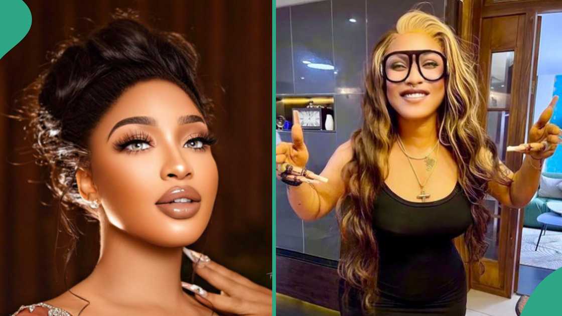 Tonto Dikeh brags after fighting car dealer. Tonto Dikeh brags after fighting car dealer.