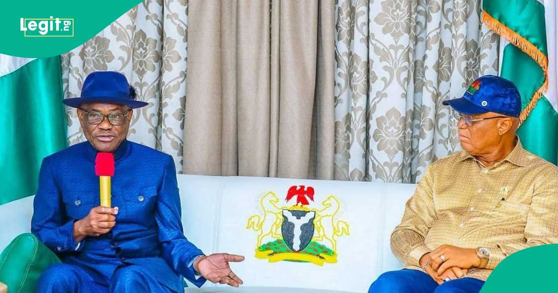 Wike da Gwamna Umo Eno. Wike da Gwamna Umo Eno.