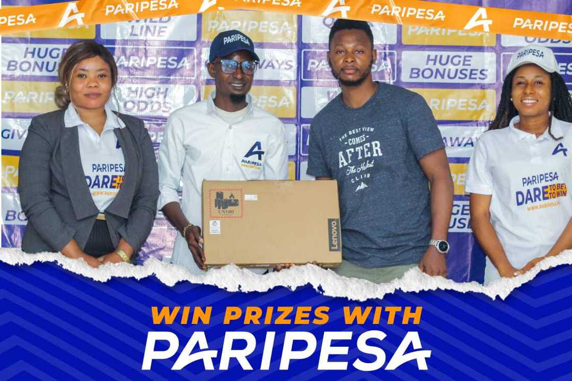 PARIPESA Reward Players with Laptops, Phones, Smart Watches, Other Gifts PARIPESA Reward Players with Laptops, Phones, Smart Watches, Other Gifts