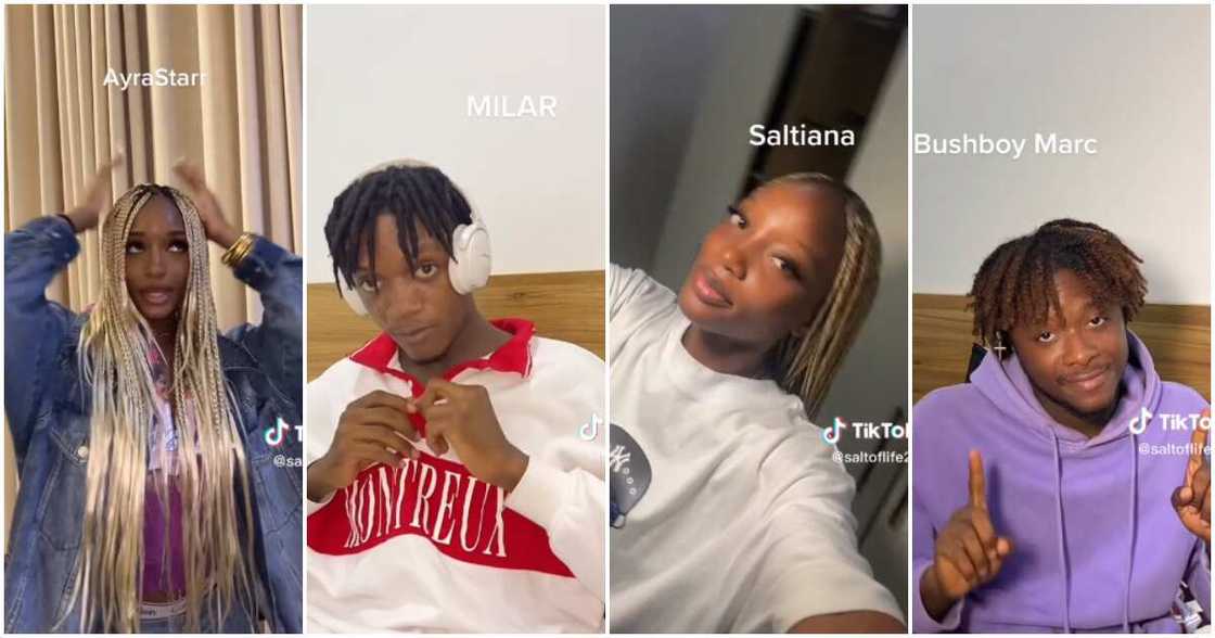 Ayra Starr and her siblings. Ayra Starr and her siblings.