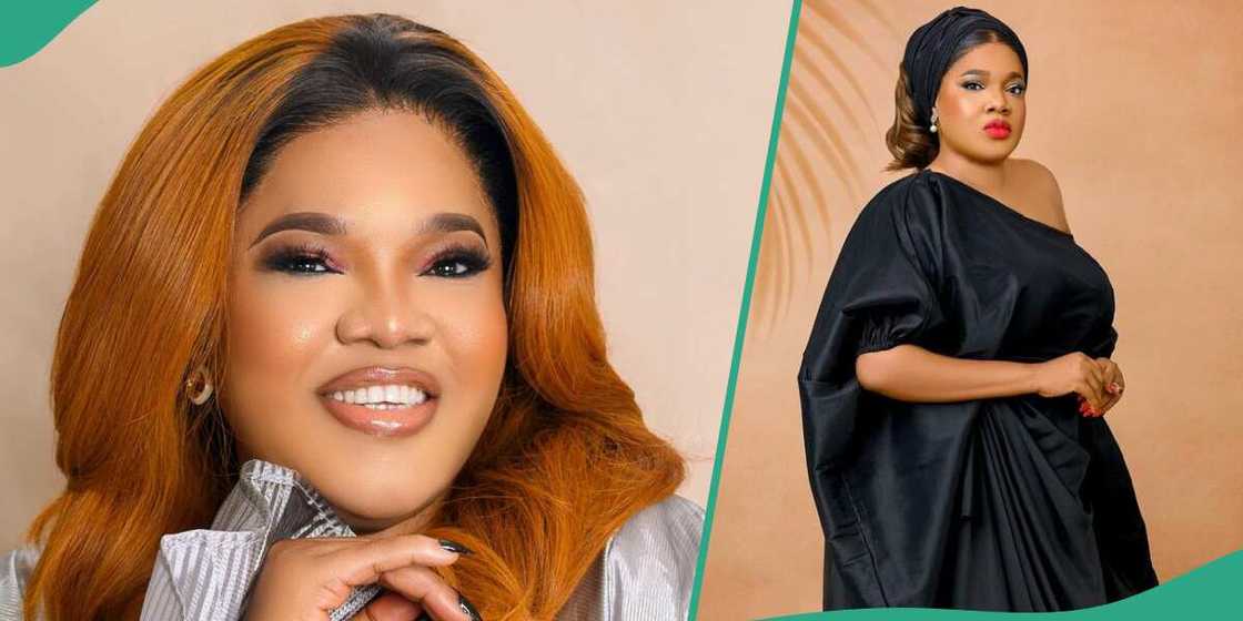 Toyin Abraham shares why she makes peace with people. Toyin Abraham shares why she makes peace with people.