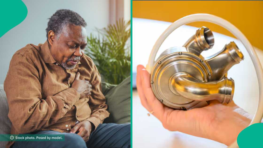 Human patient receives artificial heart in Australia.