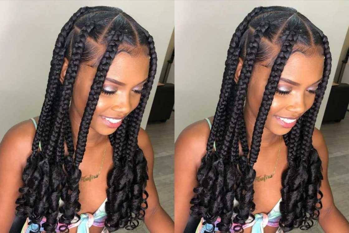 knotless box braids hairstyles