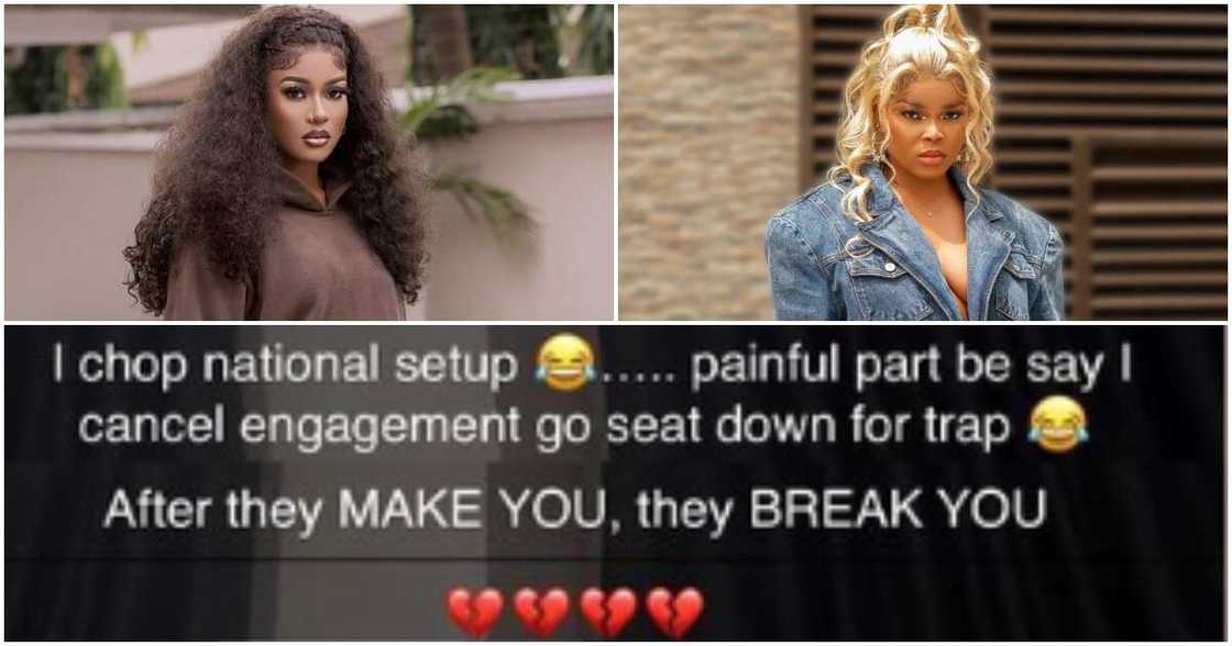 Phyna accuses BBNaija organisers of setting her up after reunion fight with Chichi. Phyna accuses BBNaija organisers of setting her up after reunion fight with Chichi.