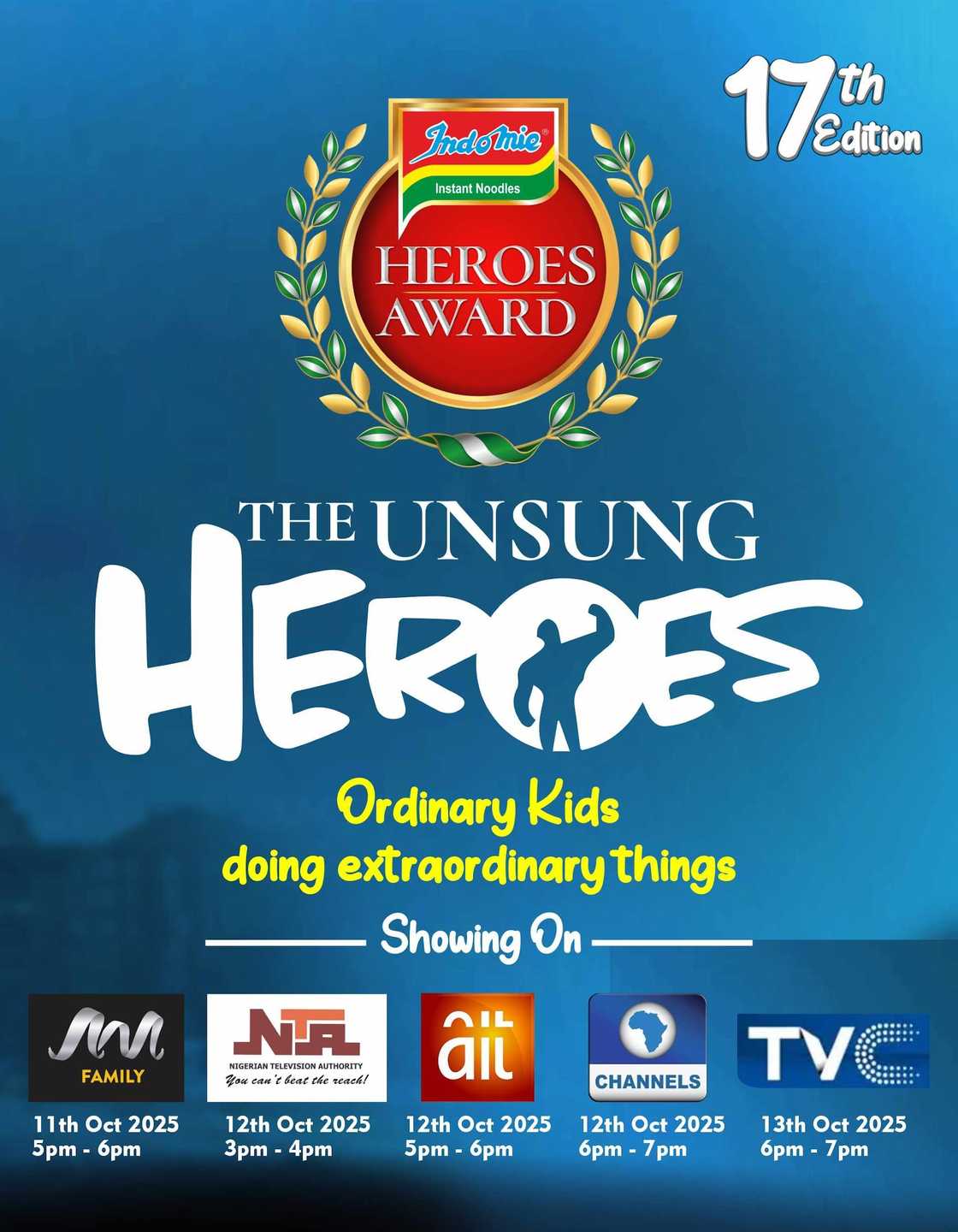 Don't Miss It! The 17th Indomie Heroes Awards Ceremony is About to Air Don't Miss It! The 17th Indomie Heroes Awards Ceremony is About to Air