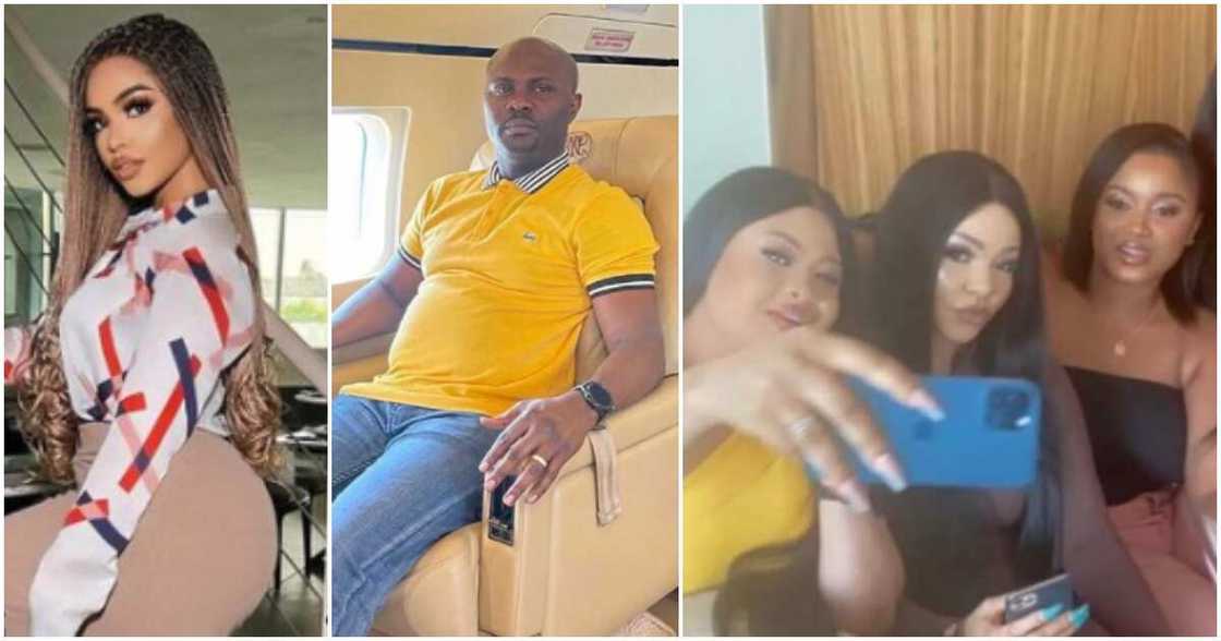 Nengi pictured with wife of alleged lover Nengi pictured with wife of alleged lover