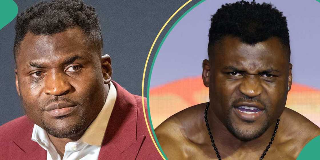 Francis Ngannou announces son's death. Francis Ngannou announces son's death.