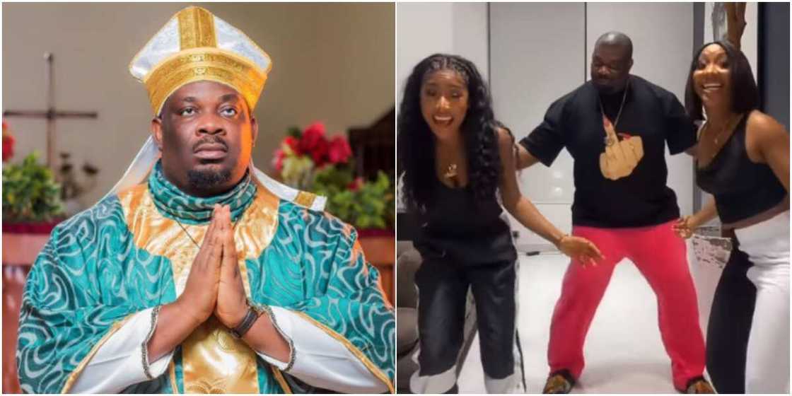 Don Jazzy and GGB girls Don Jazzy and GGB girls