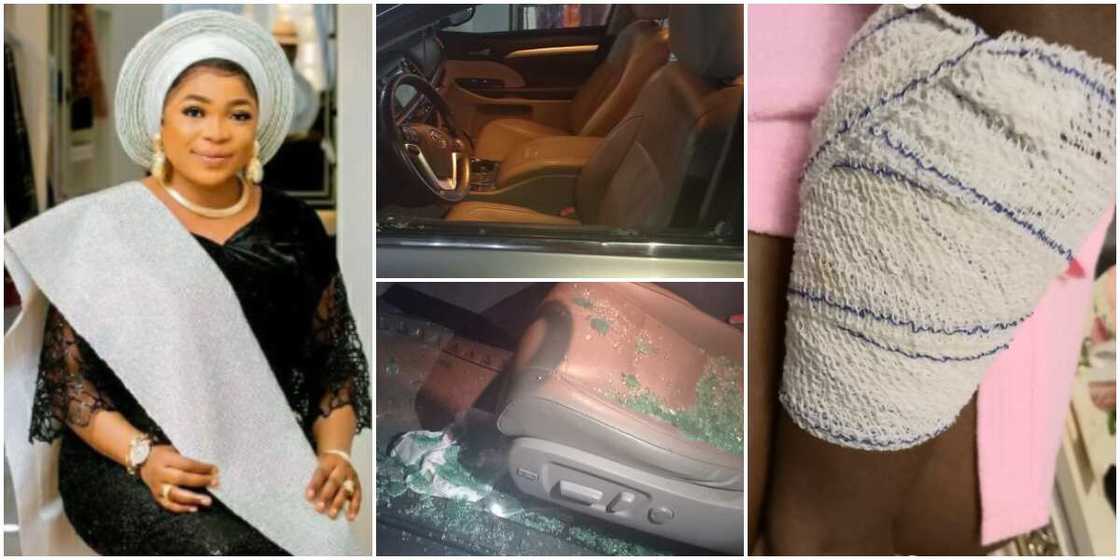 Robbers attack actress Kemi Afolabi Robbers attack actress Kemi Afolabi
