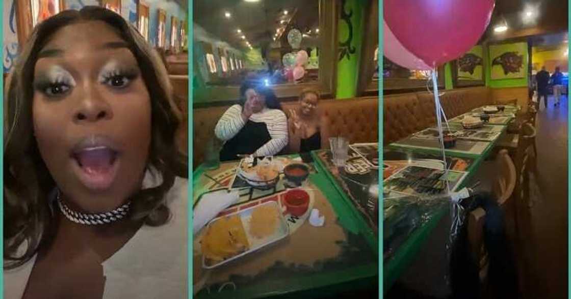 Lady in pain as only two friends attend her party